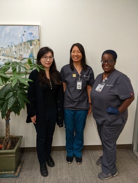 WelbeHealth team including a physical therapist, occupational therapist, and a dietitian. They came together during Jim's time of need. 